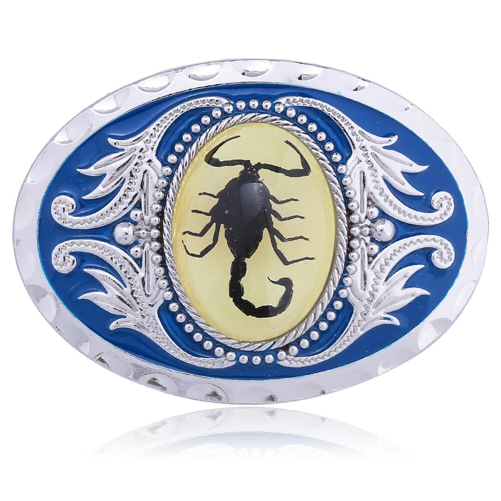 3126 Belt Buckles , Western Cowboy Scorpion Belt Buckle, Western